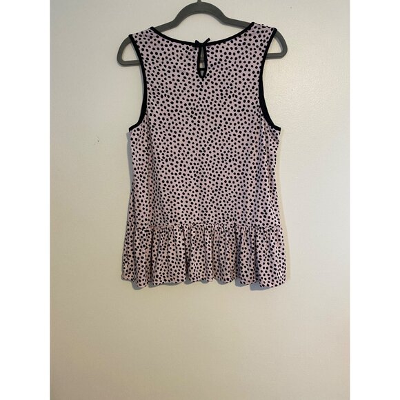 Kate Spade New York Womens M Pajama Set Polka Dot Sleeveless Top & Pants Artsy - Picture 3 of 14